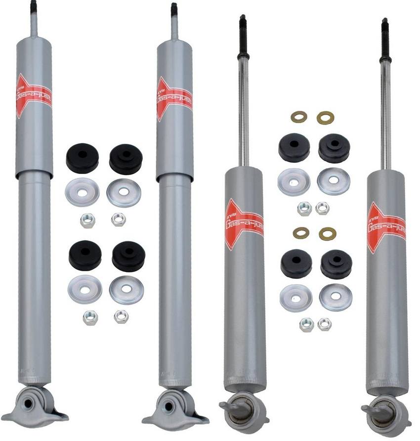 Mercedes Shock Absorber Kit - Front and Rear (Gas-a-just) 1263200730 - KYB 2889442KIT